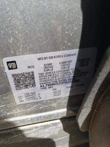 2023 Chevrolet Trailblazer Ls VIN: KL79MMS25PB204368 Lot: 54416044