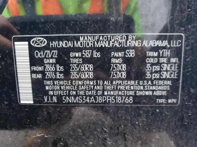 2023 HYUNDAI SANTA FE S - 5NMS34AJ8PH518768