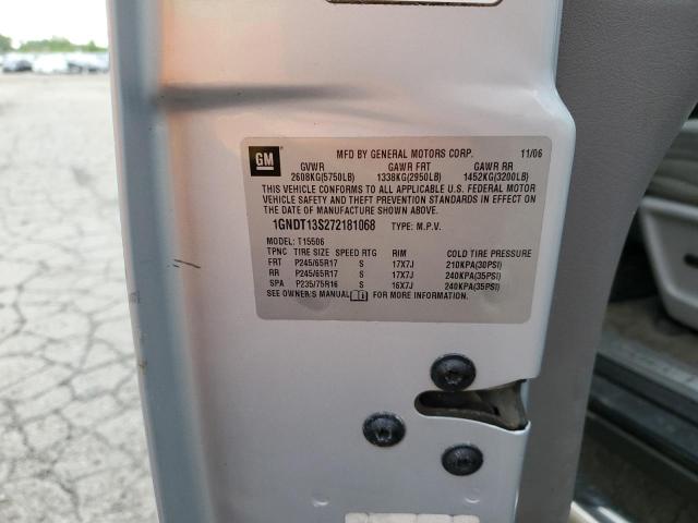 2007 Chevrolet Trailblazer Ls VIN: 1GNDT13S272181068 Lot: 54180324