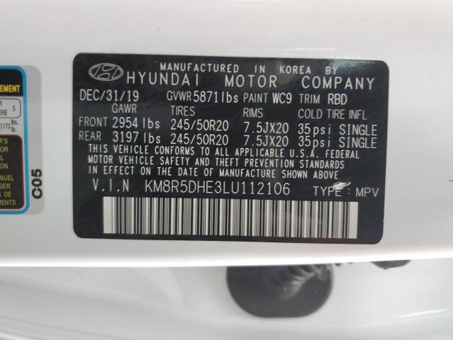 KM8R5DHE3LU112106 Hyundai Palisade L 14