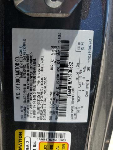 2019 Ford Mustang VIN: 1FA6P8TH7K5130682 Lot: 55424114