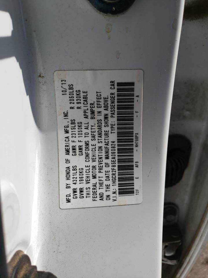 1HGCR2F85EA060824 2014 Honda Accord Exl