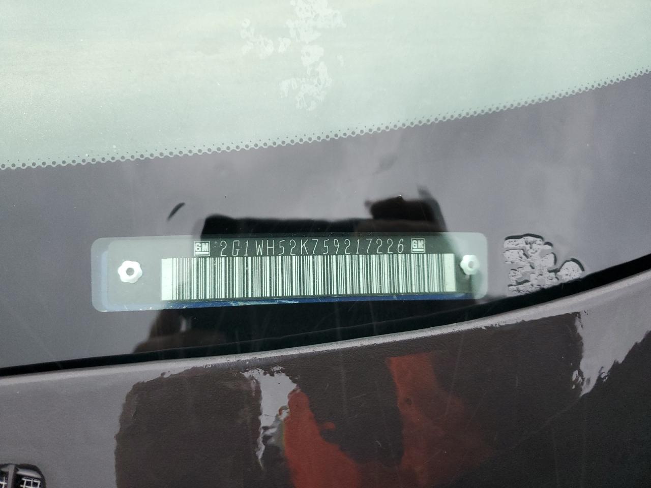 2G1WH52K759217226 2005 Chevrolet Impala Ls