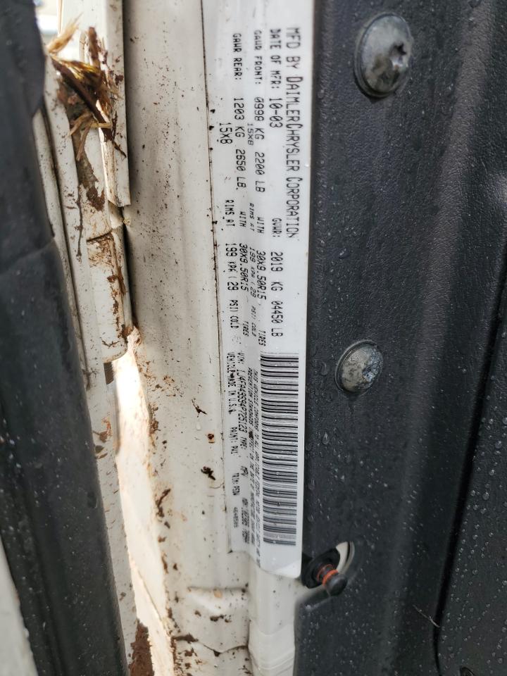 1J4FA49S94P725123 2004 Jeep Wrangler / Tj Sport