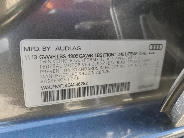 2014 Audi A4 Premium Plus VIN: WAUFFAFL4EA086282 Lot: 54216144