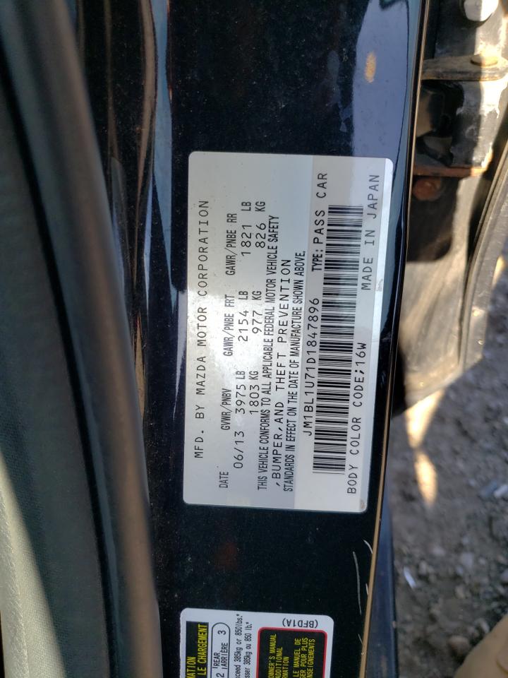 JM1BL1U71D1847896 2013 Mazda 3 I