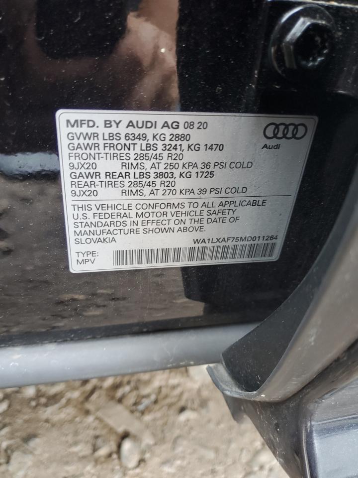 WA1LXAF75MD011264 2021 Audi Q7 Premium Plus