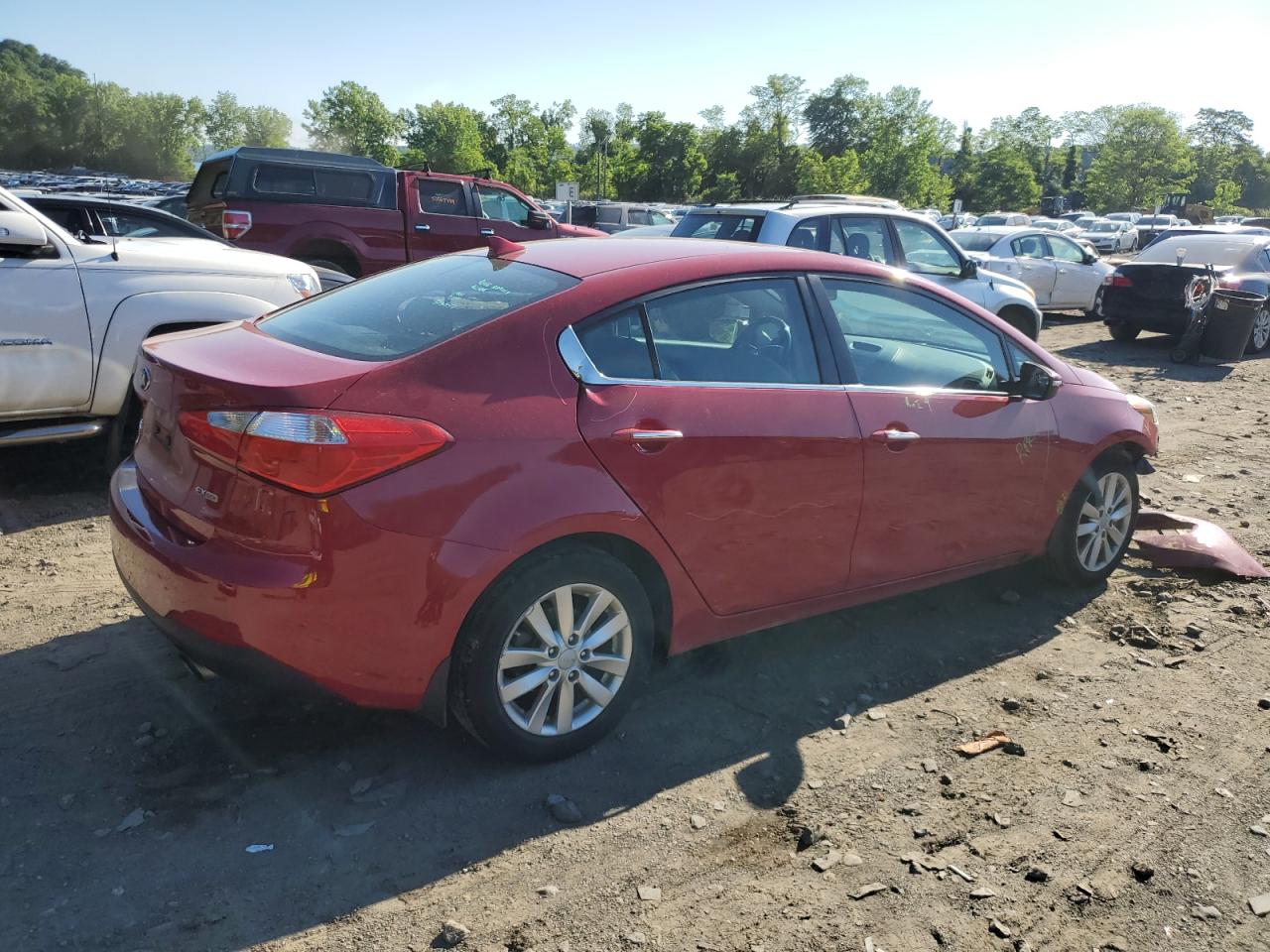 KNAFX4A80E5113827 2014 Kia Forte Ex