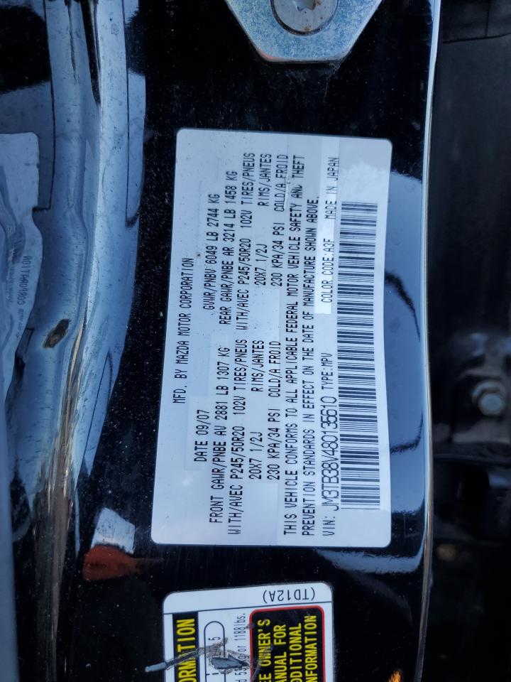 JM3TB38V480135610 2008 Mazda Cx-9