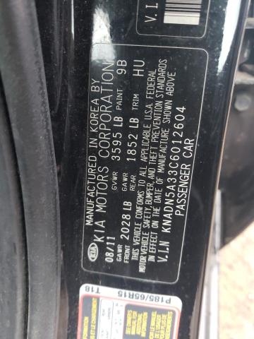 2012 Kia Rio Ex VIN: KNADN5A33C6012604 Lot: 54820034