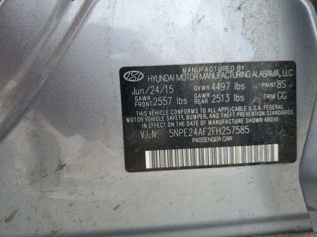 2015 HYUNDAI SONATA SE - 5NPE24AF2FH257585