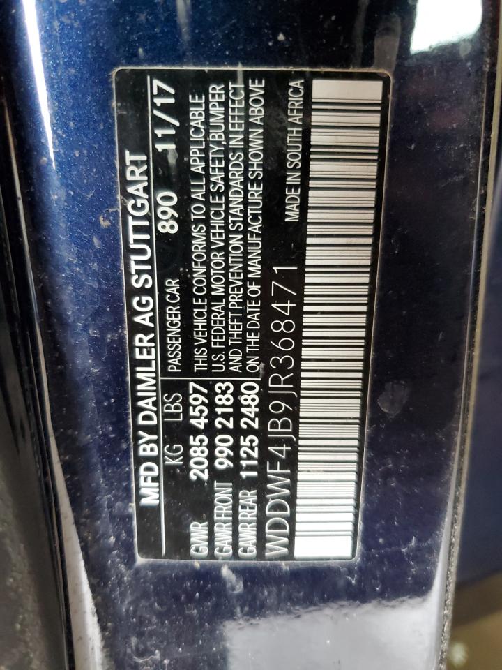 WDDWF4JB9JR368471 2018 Mercedes-Benz C 300