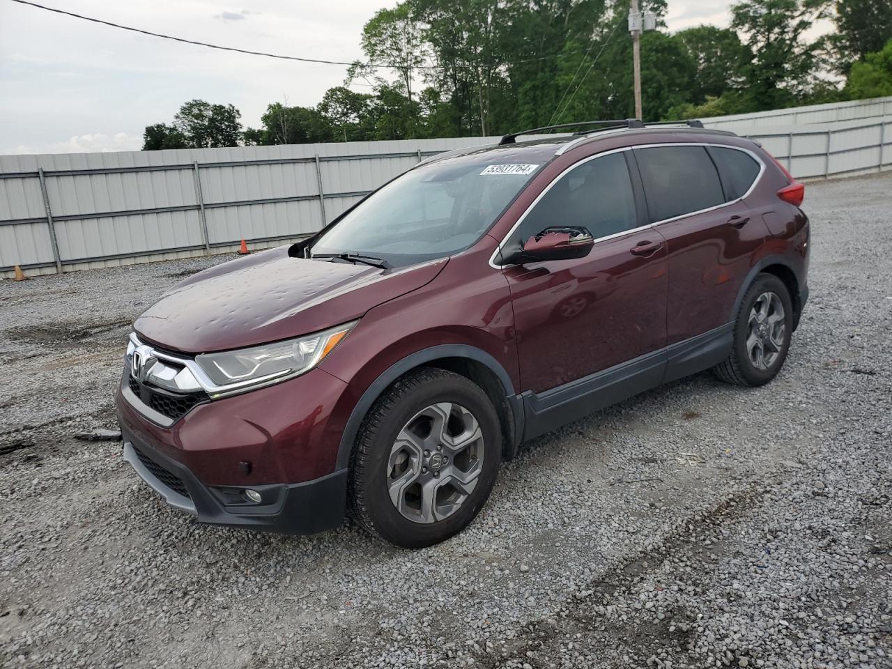 2018 Honda Cr-V Exl vin: 7FARW1H86JE003191