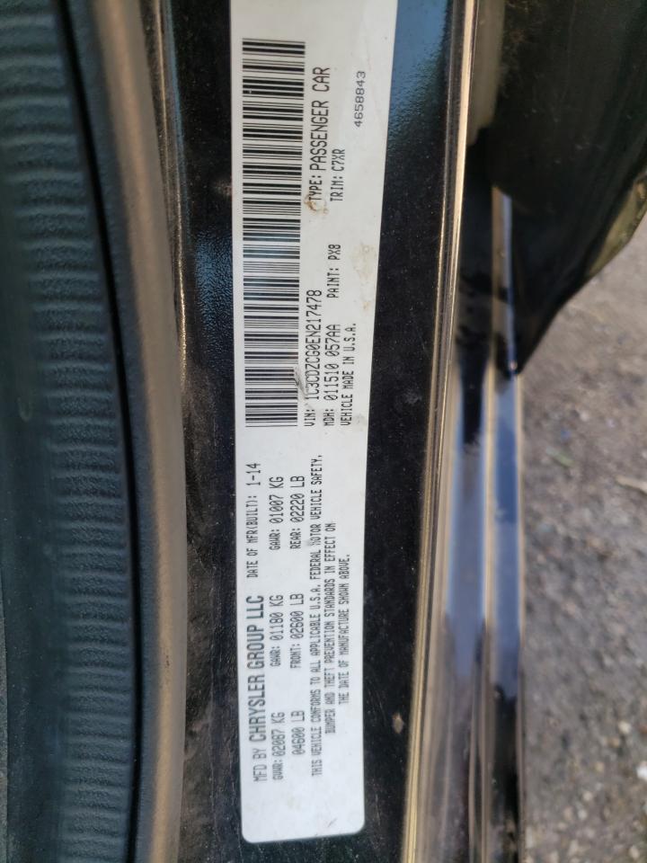 1C3CDZCG0EN217478 2014 Dodge Avenger Sxt