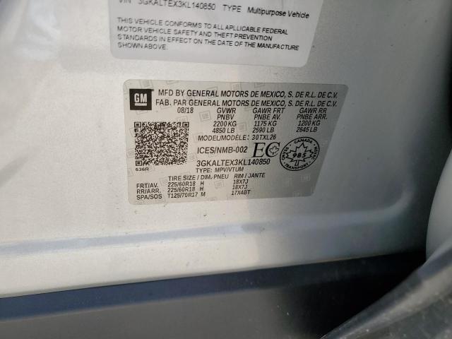 2019 GMC Terrain Sle VIN: 3GKALTEX3KL140850 Lot: 55556704