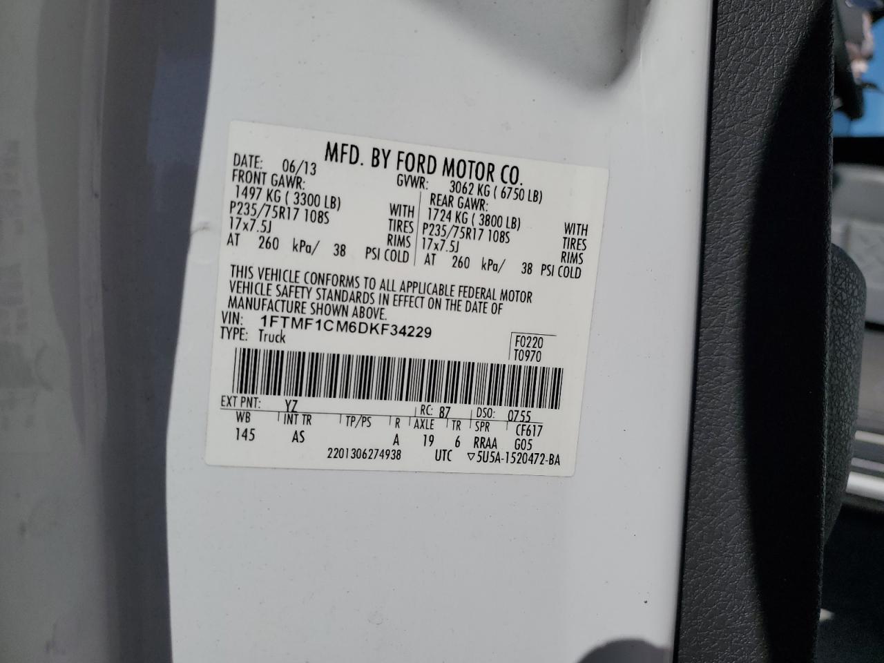 1FTMF1CM6DKF34229 2013 Ford F150