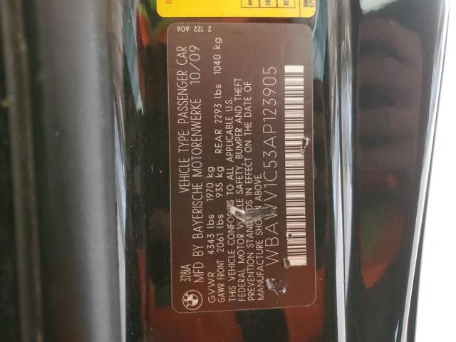 2010 BMW 328 I Sulev VIN: WBAWV1C53AP123905 Lot: 56491994