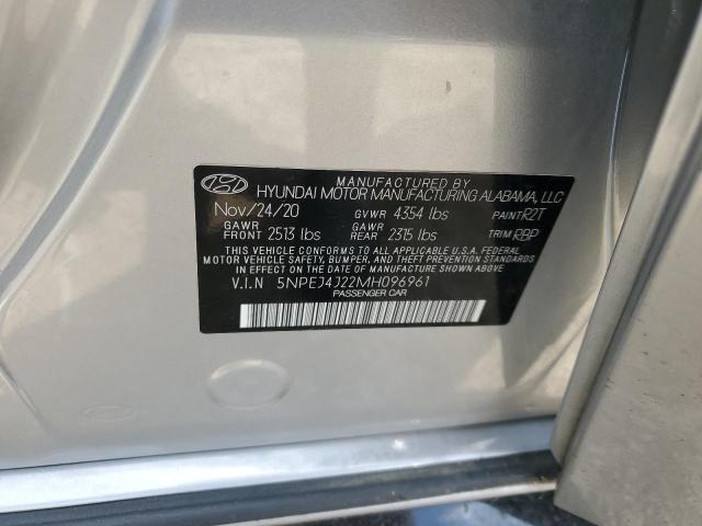 2021 Hyundai Sonata Sel Plus VIN: 5NPEJ4J22MH096961 Lot: 56119394