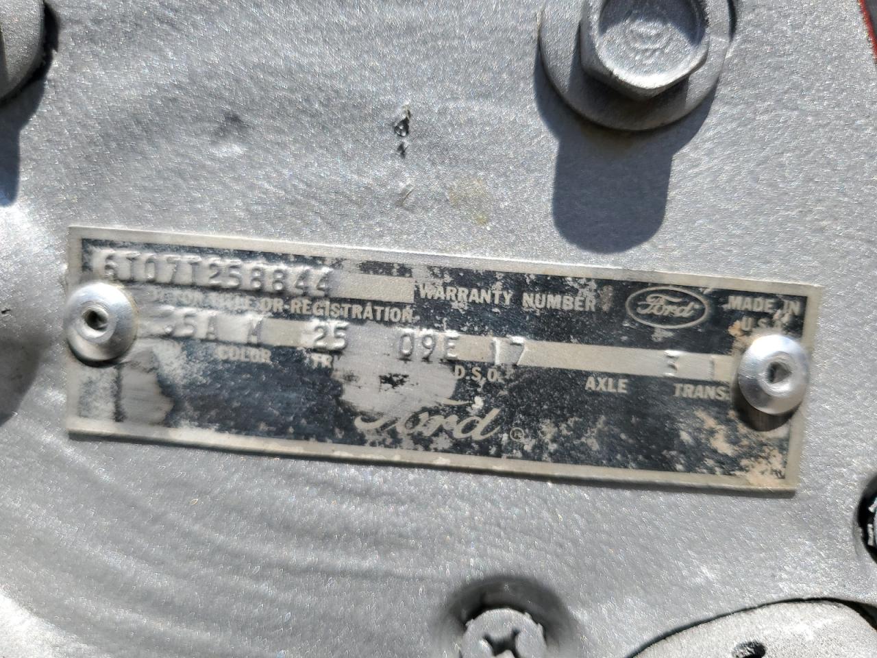 6T07258844 1966 Ford Mustang