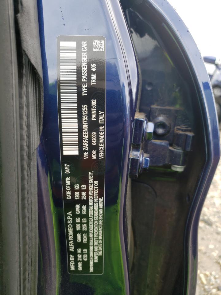 ZARFAEEN0H7551255 2017 Alfa Romeo Giulia Ti Q4