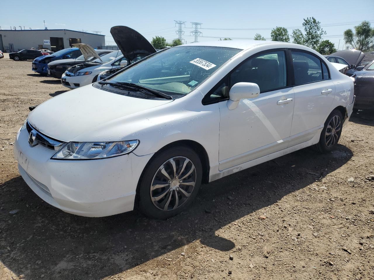 Lot #2566376484 2008 HONDA CIVIC LX