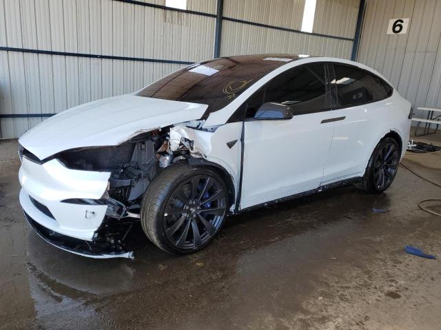 2022 Tesla Model X VIN: 7SAXCBE61NF342762 Lot: 53613514