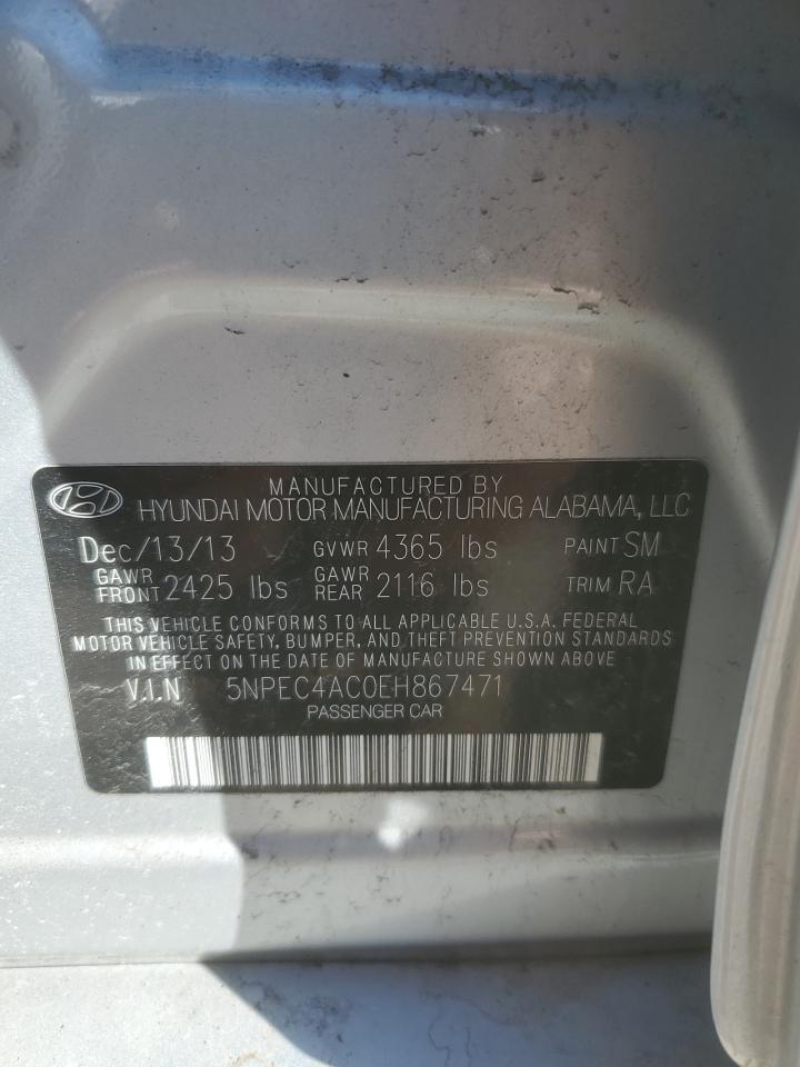 5NPEC4AC0EH867471 2014 Hyundai Sonata Se