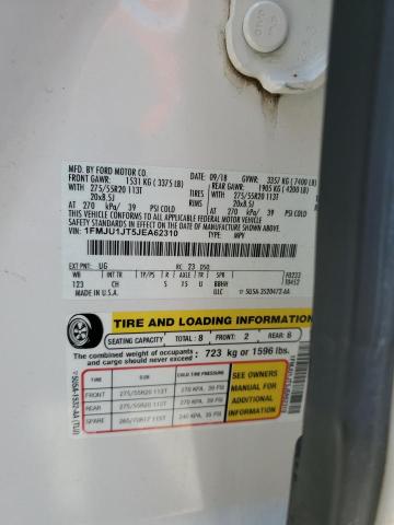 2018 Ford Expedition Xlt VIN: 1FMJU1JT5JEA62310 Lot: 56469034