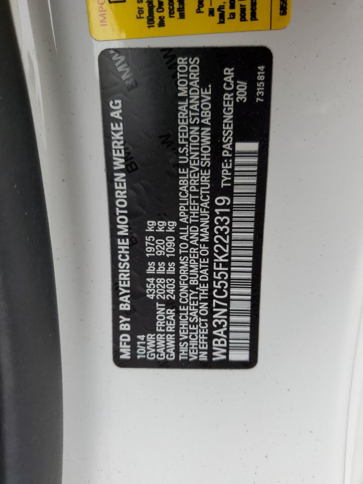 WBA3N7C55FK223319 2015 BMW 428 I