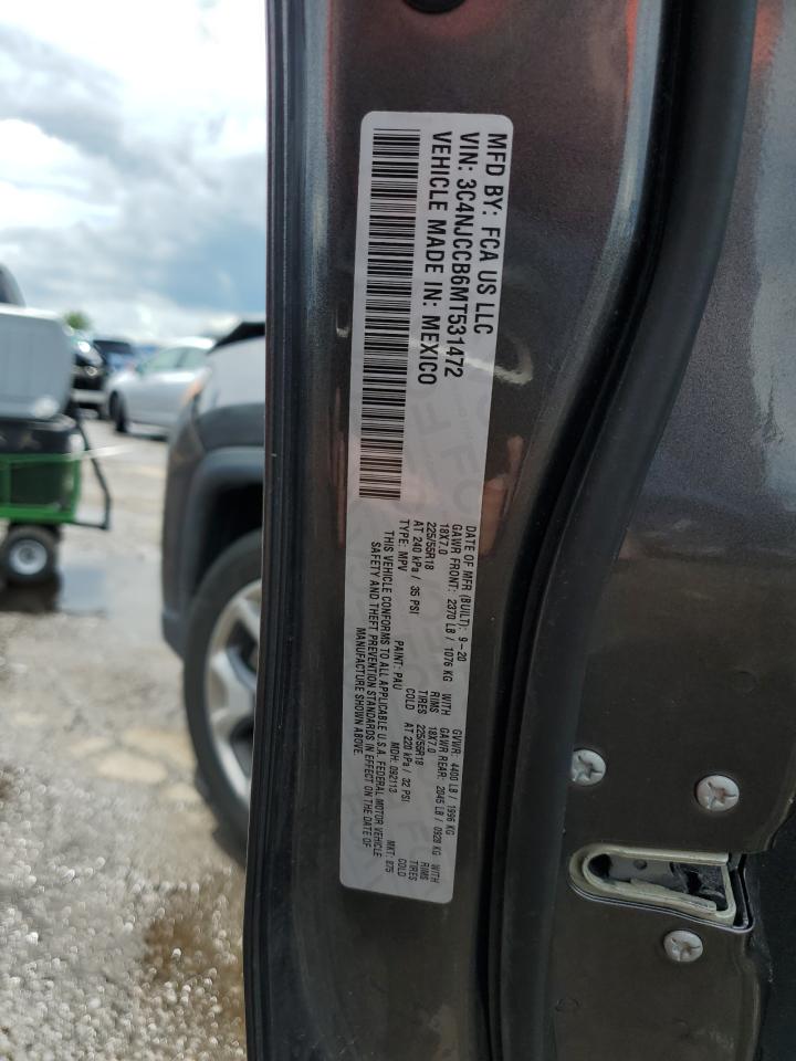 3C4NJCCB6MT531472 2021 Jeep Compass Limited