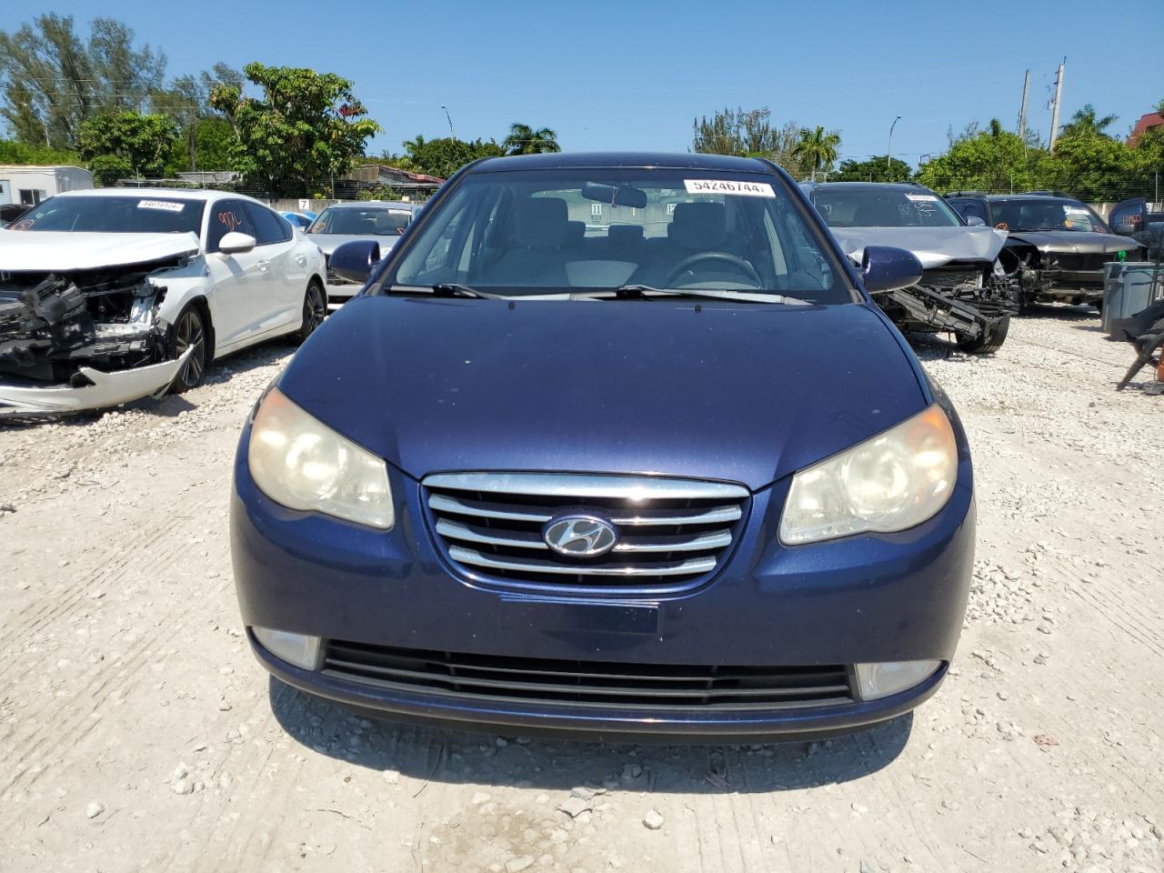 KMHDU4AD7AU904206 2010 Hyundai Elantra Blue