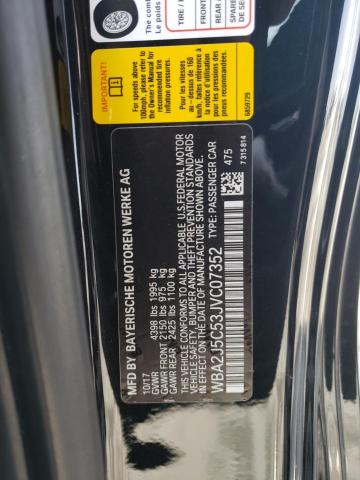 VIN WBA2J5C53JVC07352 2018 BMW 2 Series, M240I no.12