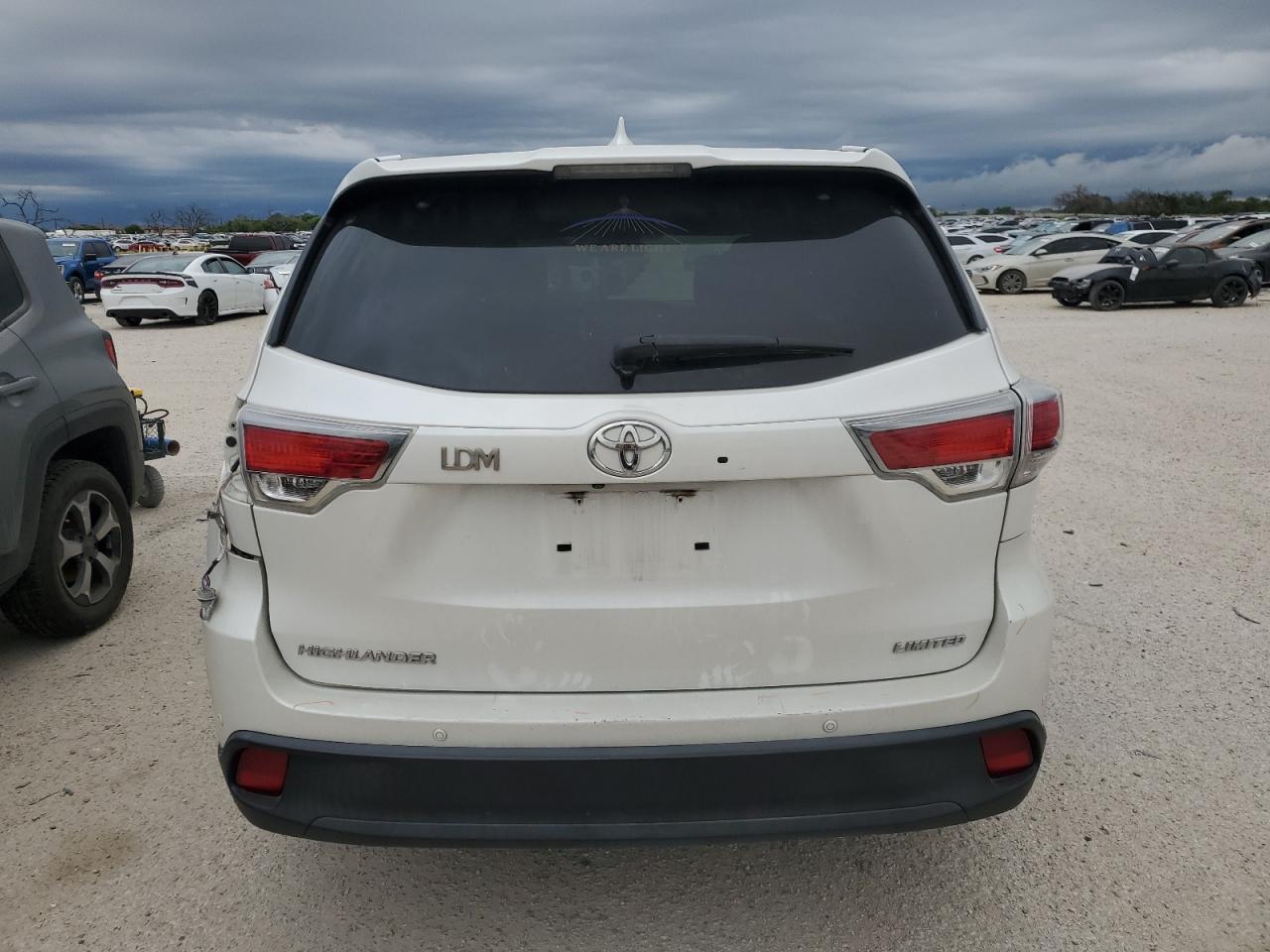 5TDYKRFH9FS106029 2015 Toyota Highlander Limited