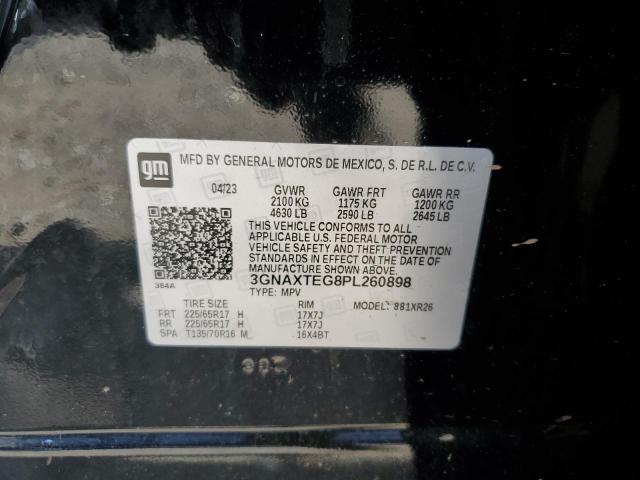 VIN 3GNAXTEG8PL260898 2023 Chevrolet Equinox, LT no.13