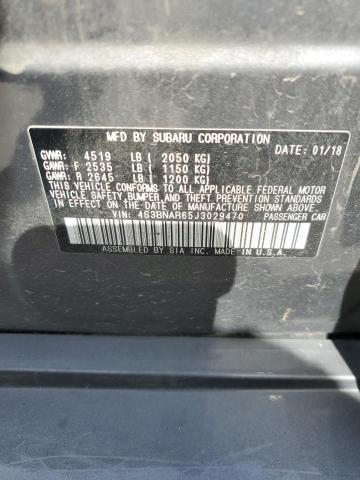 2018 SUBARU LEGACY SPO 4S3BNAR65J3029470