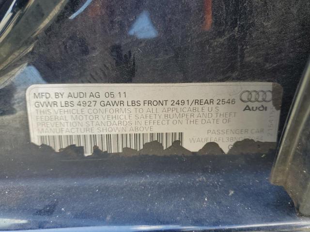 2011 Audi A4 Premium Plus VIN: WAUFFAFL3BN057084 Lot: 56469604