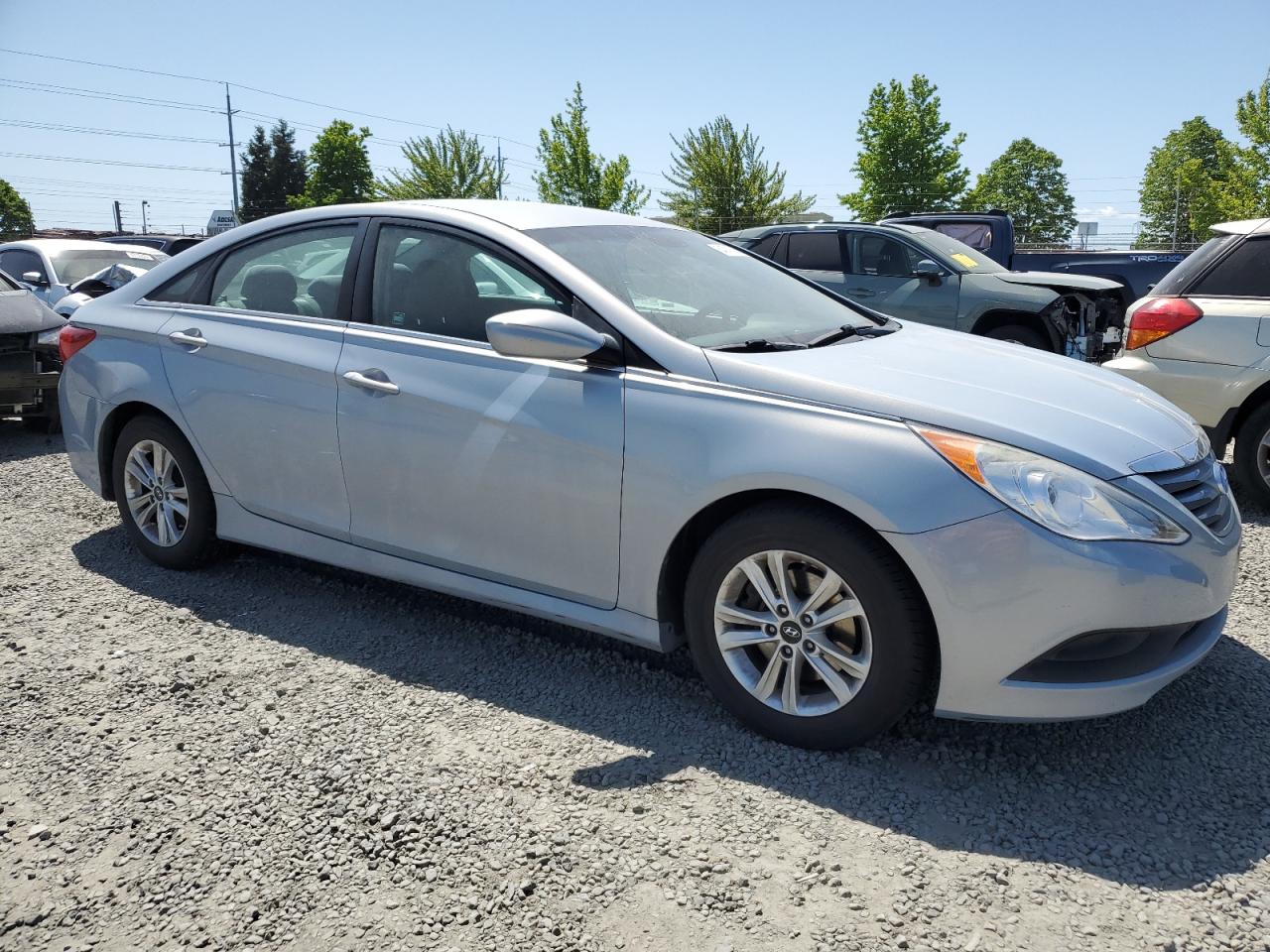 2014 Hyundai Sonata Gls vin: 5NPEB4AC1EH893547