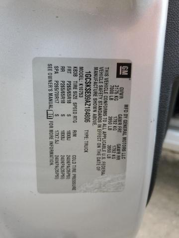 2010 Chevrolet Silverado K1500 Lt VIN: 1GCSKSE39AZ184806 Lot: 53388954