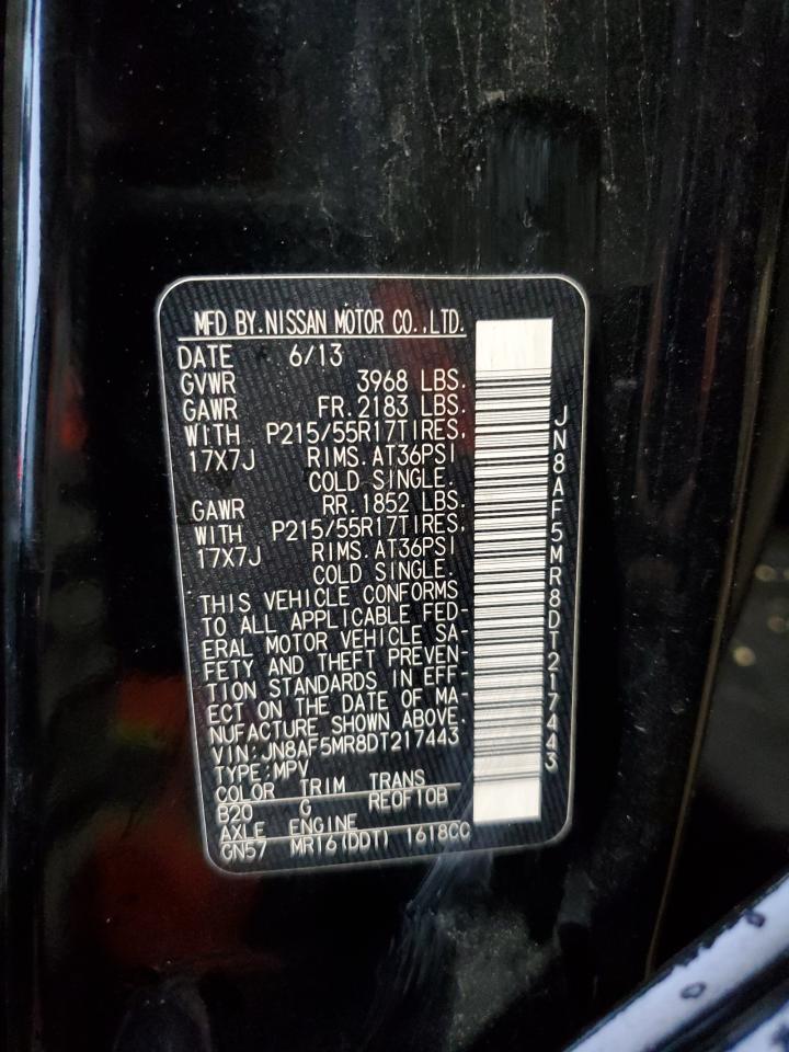 JN8AF5MR8DT217443 2013 Nissan Juke S