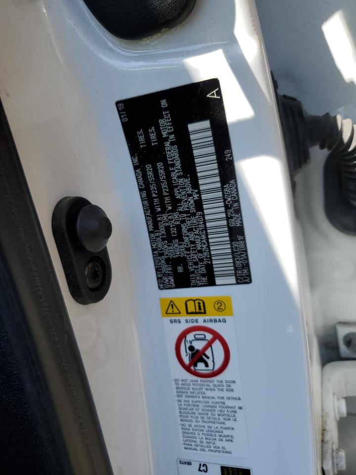 2T2BZMCA4KC184079 2019 Lexus Rx 350 Base