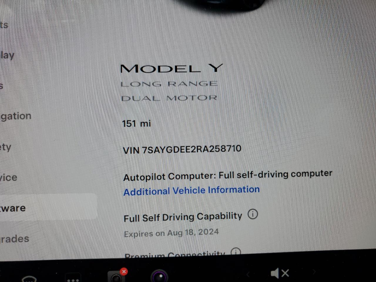 7SAYGDEE2RA258710 2024 Tesla Model Y