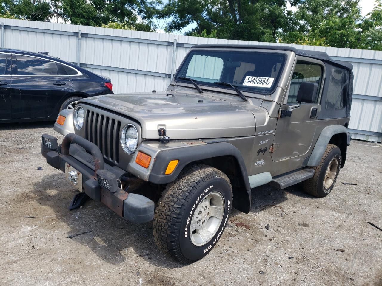 Jeep Wrangler 2002 из США Лот 54455664 | CarsFromWest