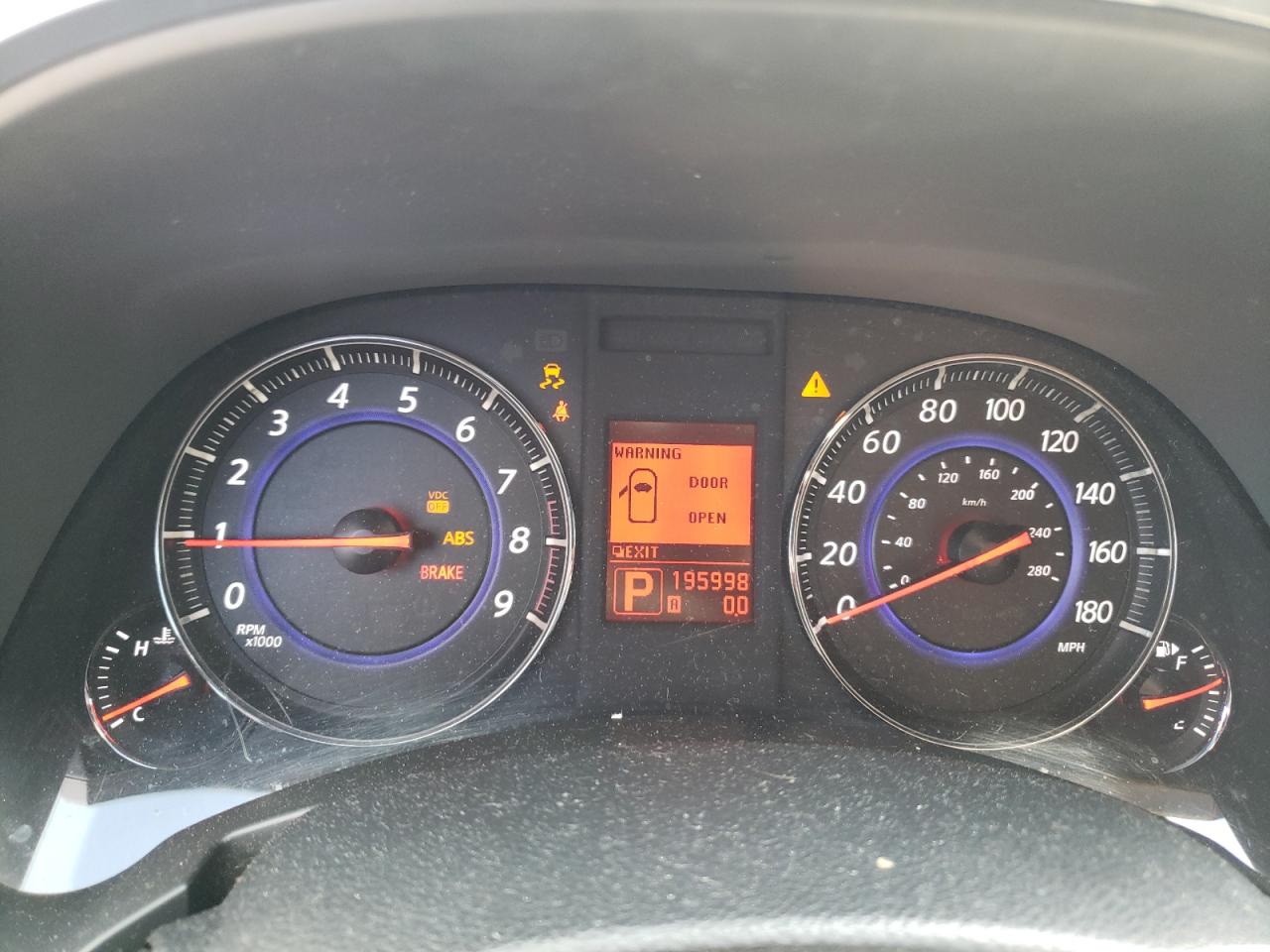 JNRAS18W59M155212 2009 Infiniti Fx35