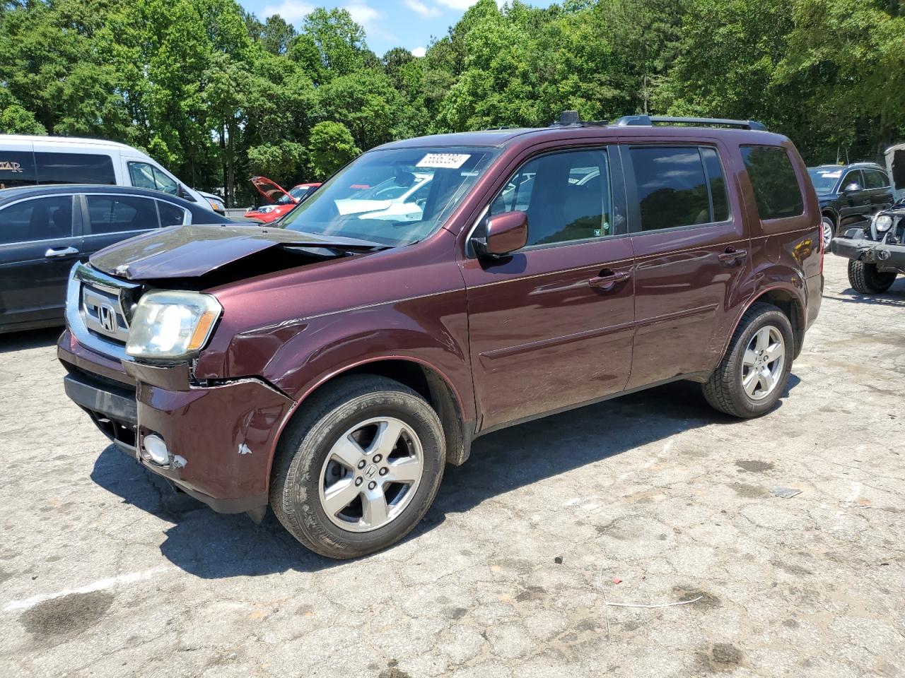 5FNYF3H53BB054626 2011 Honda Pilot Exl