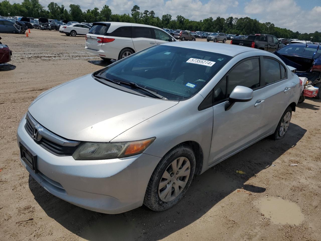 2HGFB2F51CH596918 2012 Honda Civic Lx