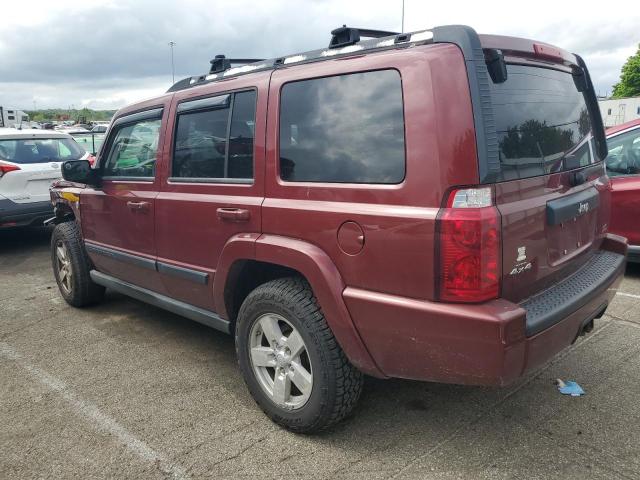 JEEP COMMANDER 2007 maroon  flexible fuel 1J8HG48P97C545915 photo #3