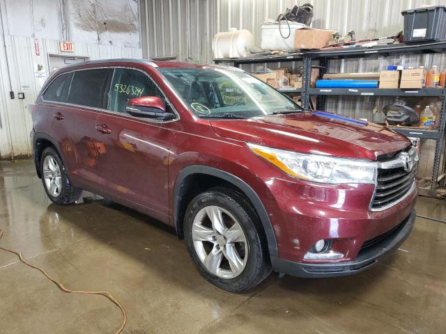 VIN 5TDDKRFH9ES036593 2014 Toyota Highlander, Limited no.4