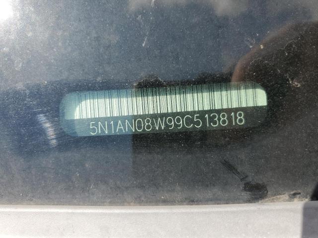 2009 Nissan Xterra Off Road VIN: 5N1AN08W99C513818 Lot: 53447004