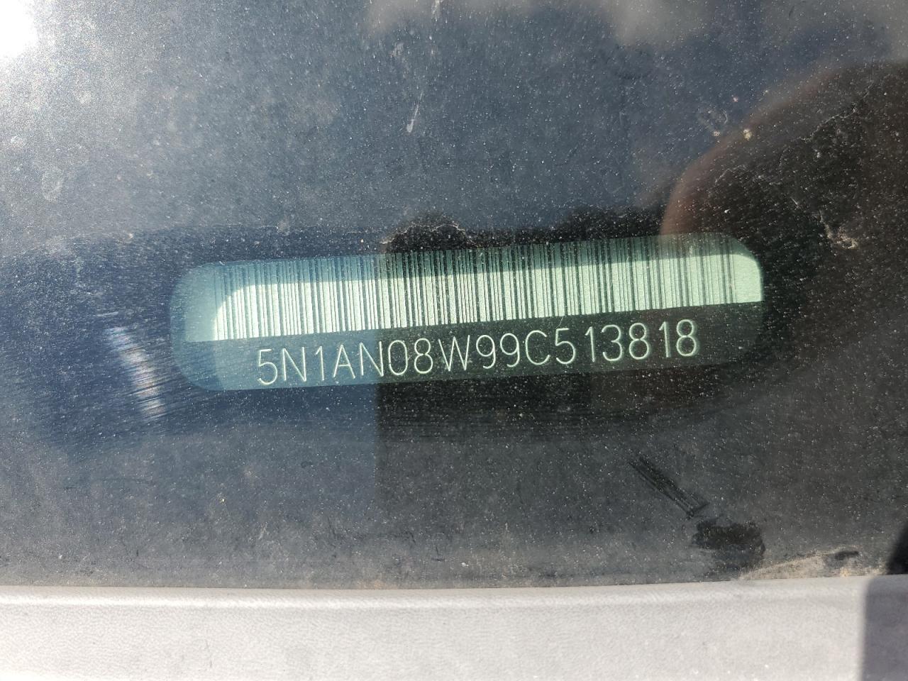 5N1AN08W99C513818 2009 Nissan Xterra Off Road