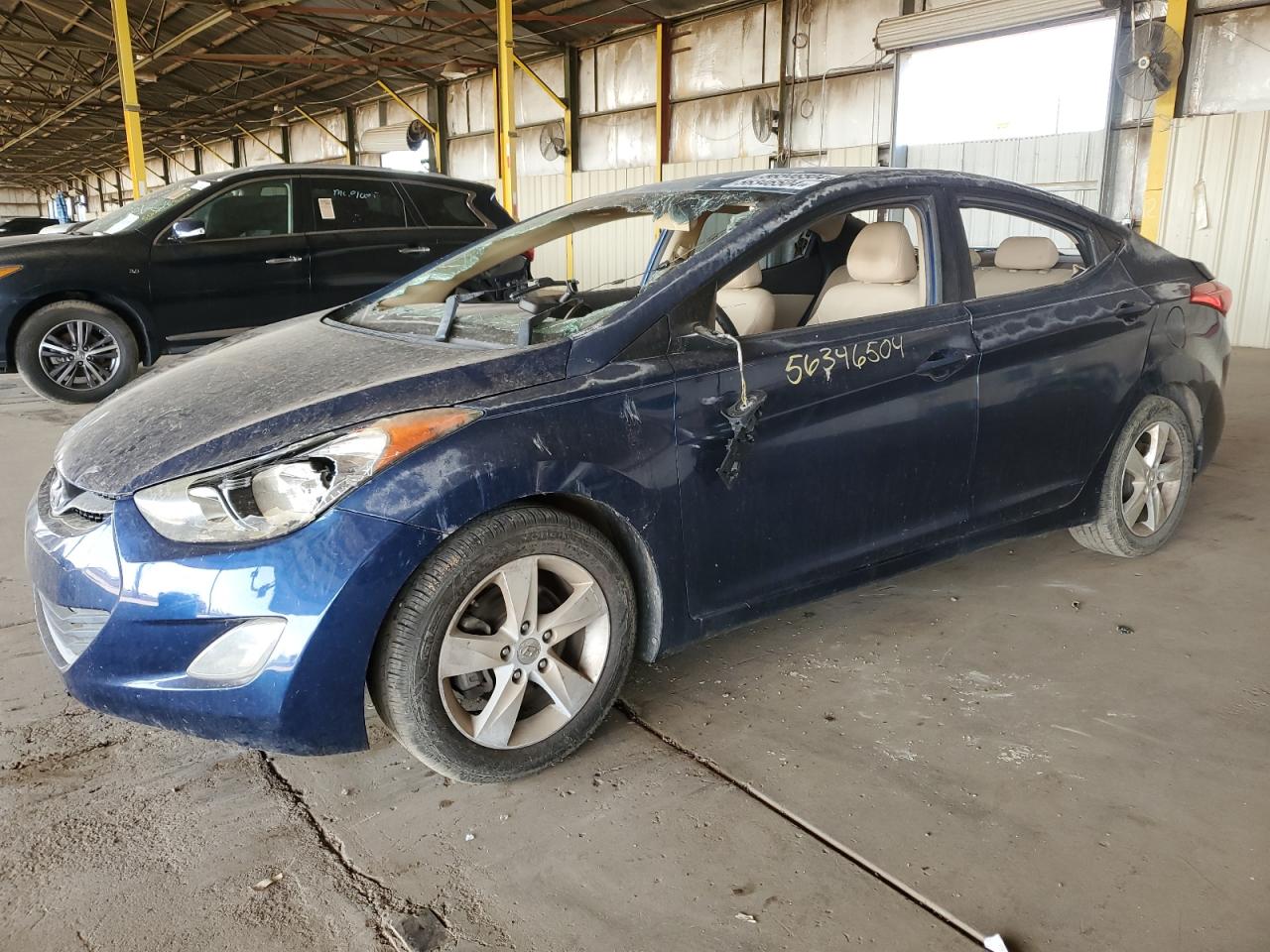 KMHDH4AE2DU740428 2013 Hyundai Elantra Gls